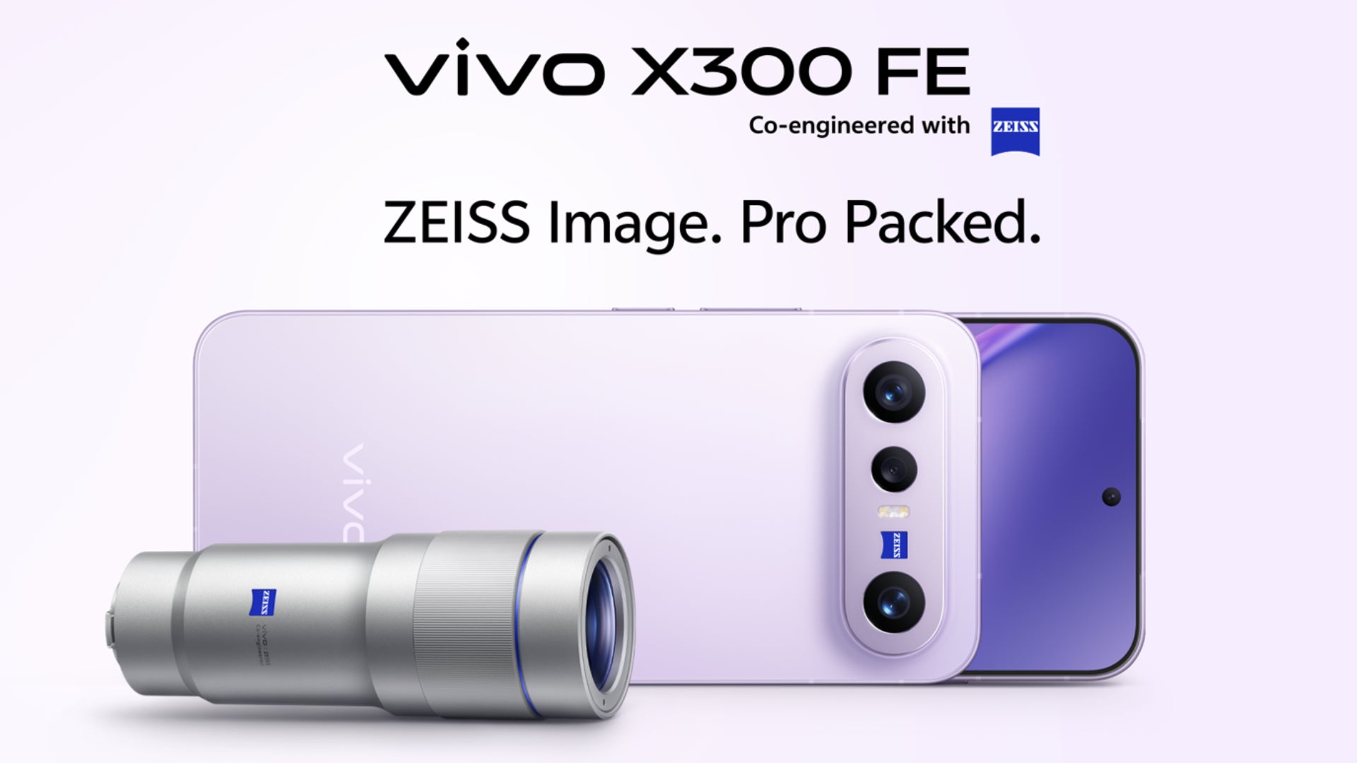Le Vivo X300 FE débarque avec son premier télé amélioré