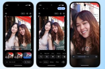 Google Photos s'offre des outils de retouche visage boostés à l'IA