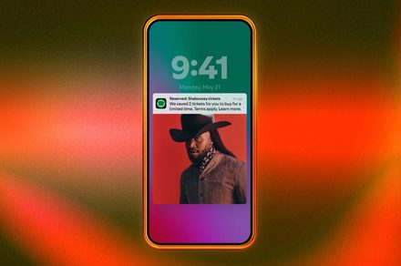 Spotify réserve des places de concert à ses fans les plus fidèles