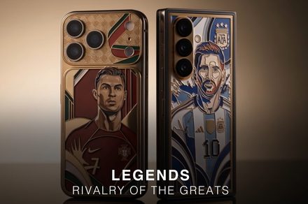Messi ou Ronaldo ? Caviar transforme le débat en smartphone à 24 carats
